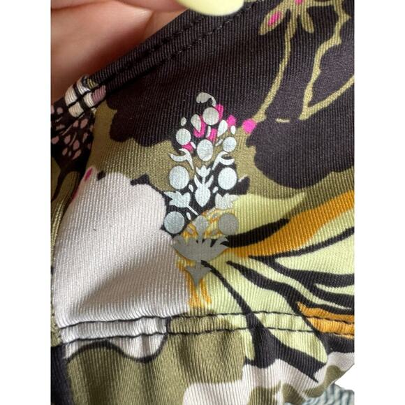 Free People Floral Colorful Sports Bra Size Small - Picture 5 of 7
